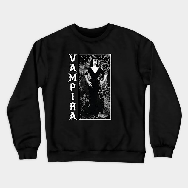 DB - Icons - Vampira Crewneck Sweatshirt by DEADBUNNEH